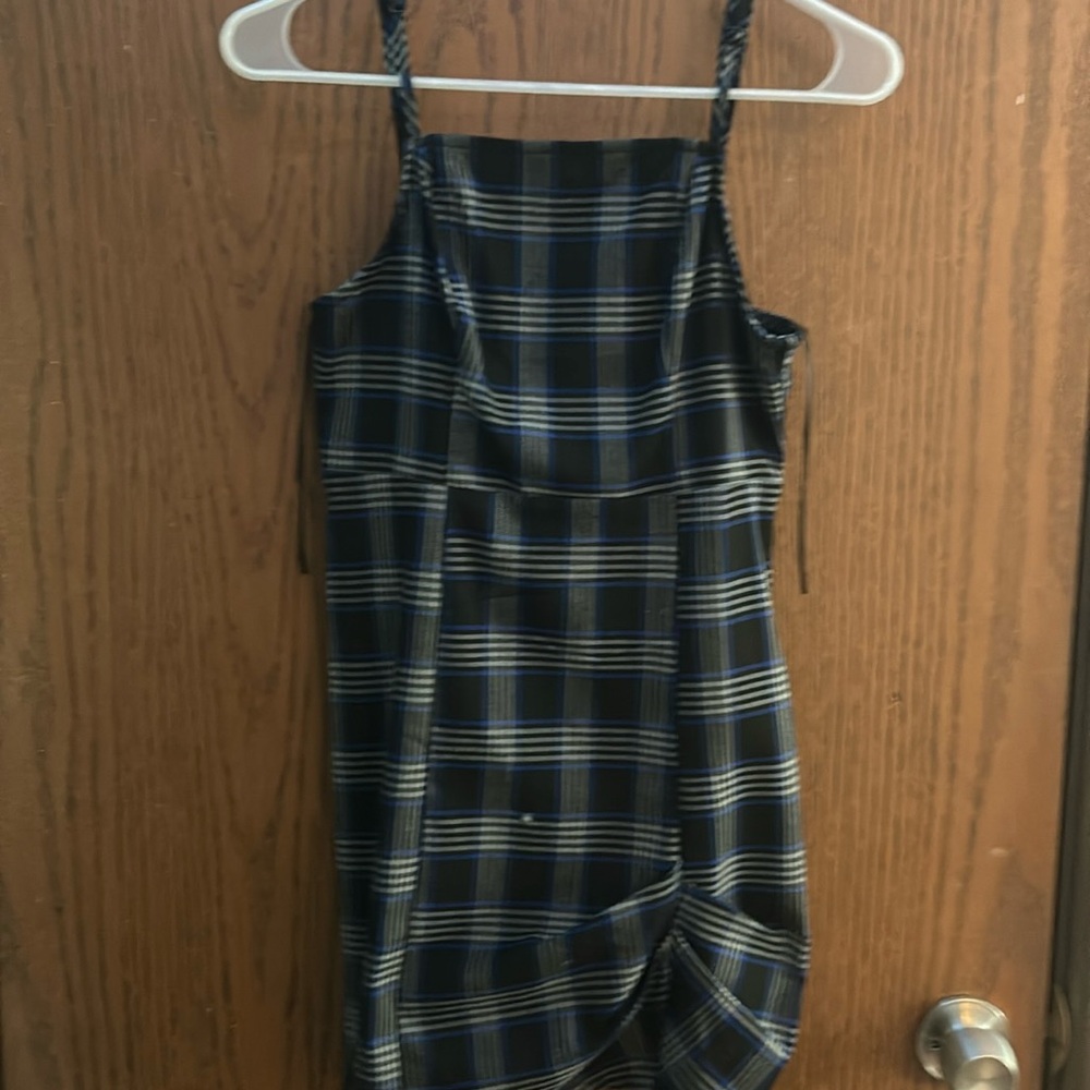 Blue urban dress